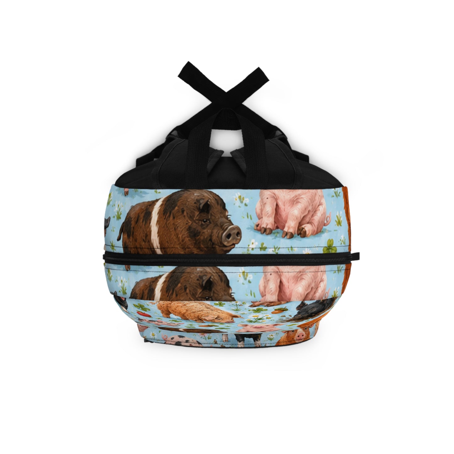 Cute Farm Pig Print Backpack — Kids & Animal Lovers School Bag