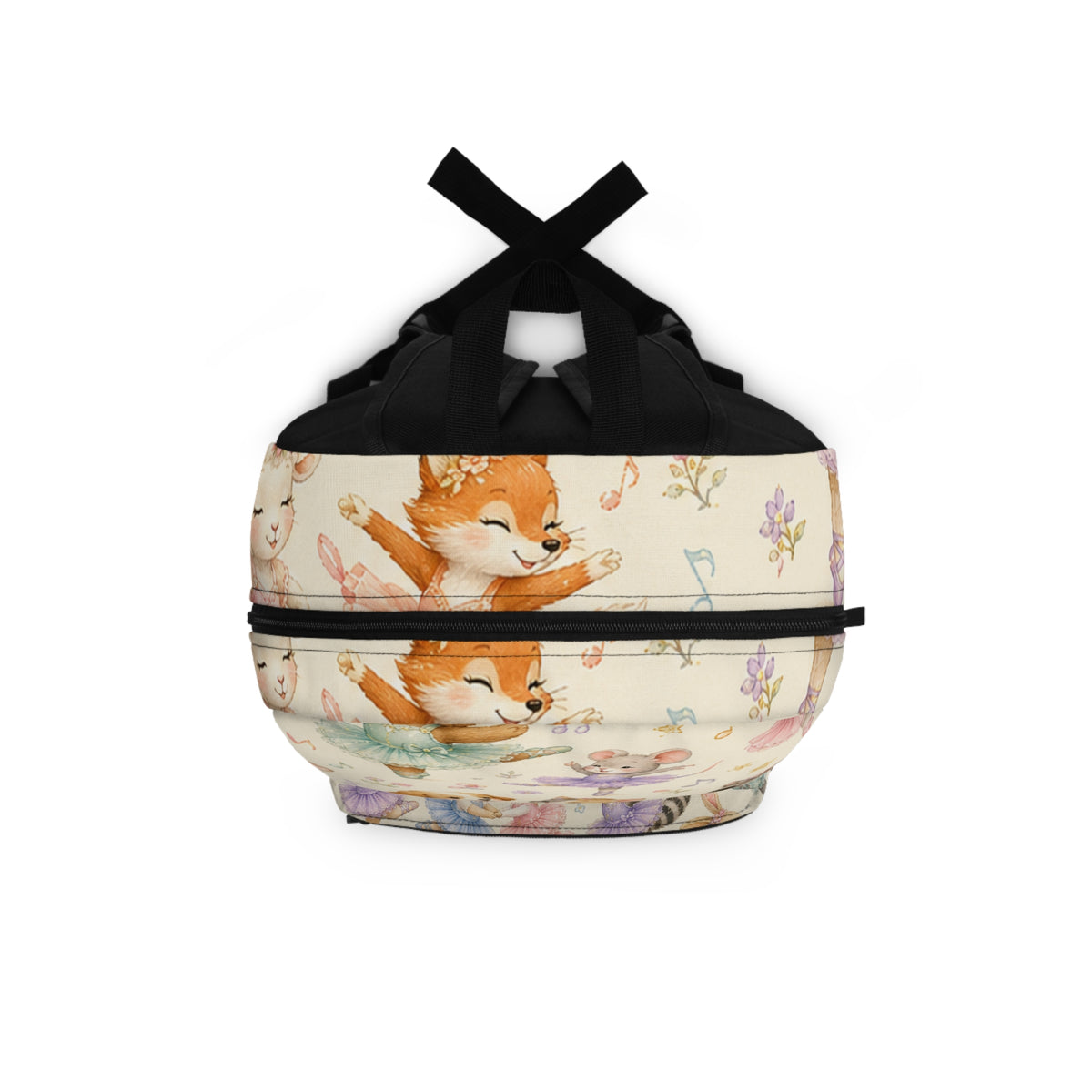Cute Ballet Animal Backpack — Kids Dance School Bag with Puppy, Kitten & Bunny Ballerinas