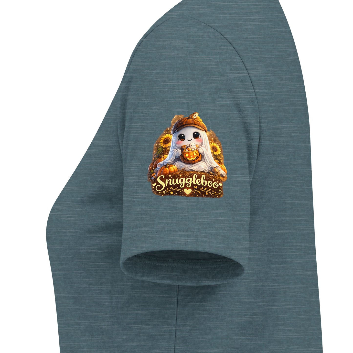 Vovó Halloween Tee — Cute Ghost & Pumpkin "Vovó" V-Neck Shirt