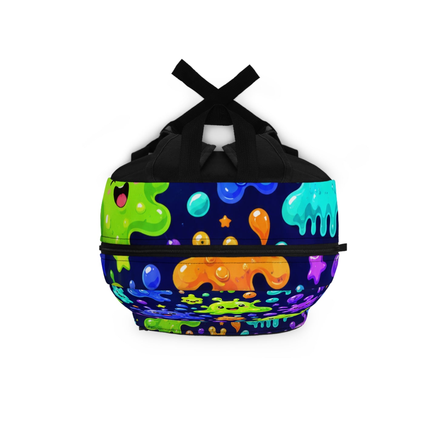 Neon Slime Monster Backpack — Cute Colorful Kids School Bag