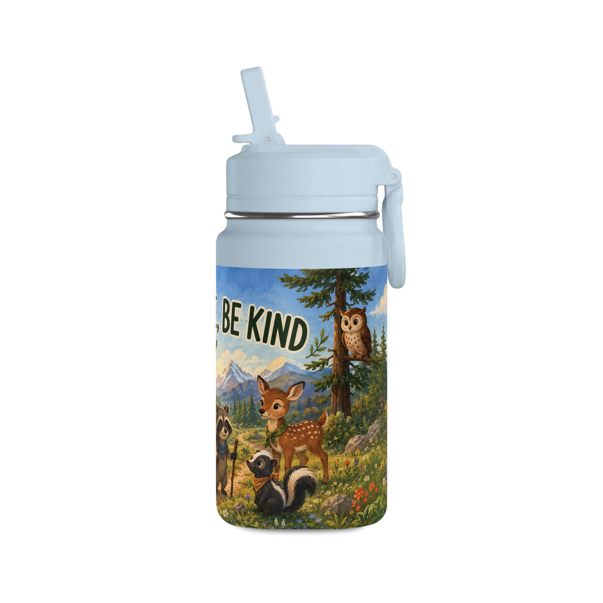 Mini Water Bottle — Be Brave, Be Kind Kids Stainless 14oz Bottle