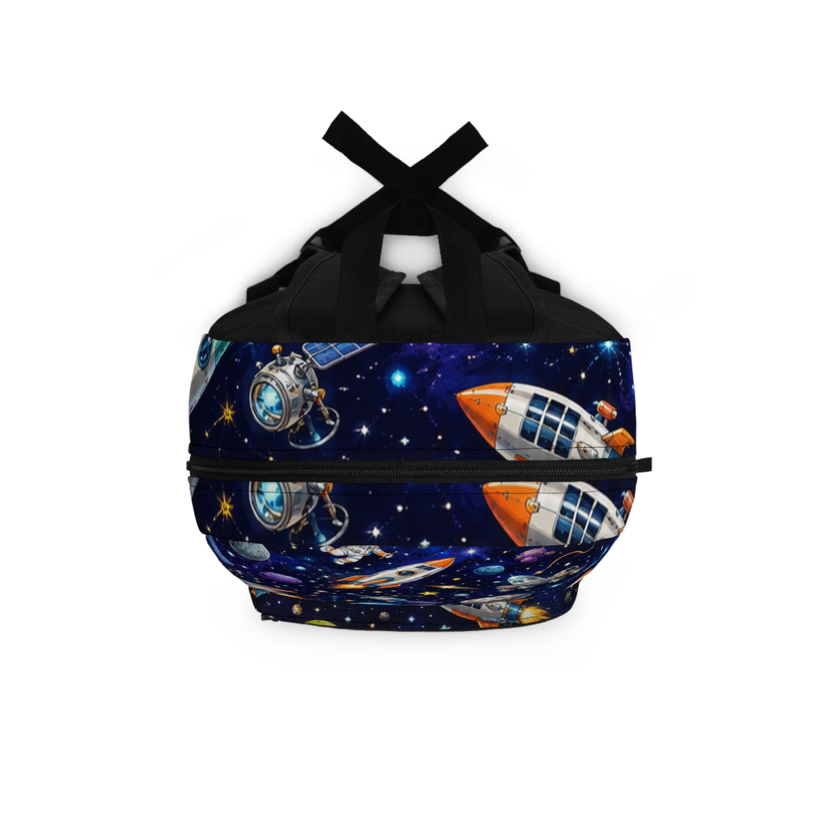 Galaxy Rocket Backpack — Kids Space School Bag with Planets & Rockets