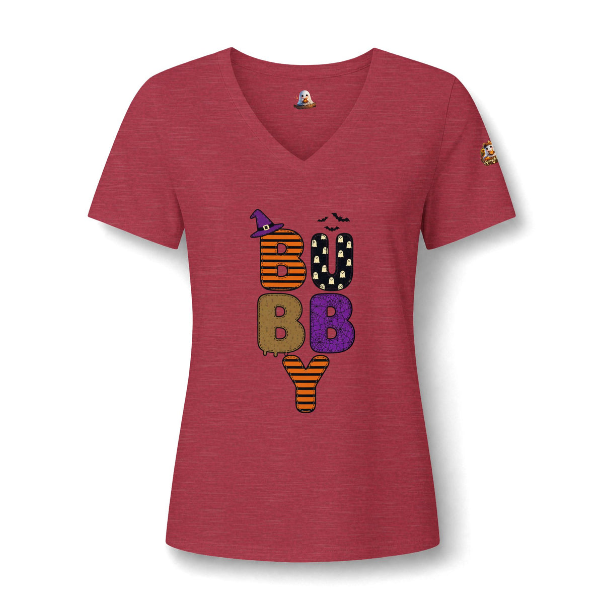 Halloween Boo Baby V-Neck Tee — Cute Trick-or-Treat Ghost Graphic