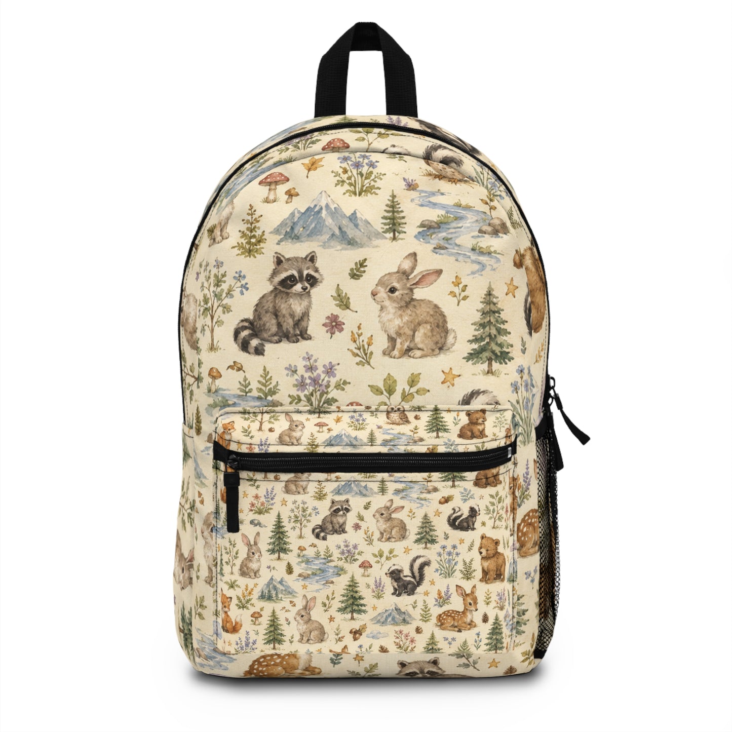 Woodland Critter Backpack — Cute Forest Animals Pattern for Kids & Nature Lovers
