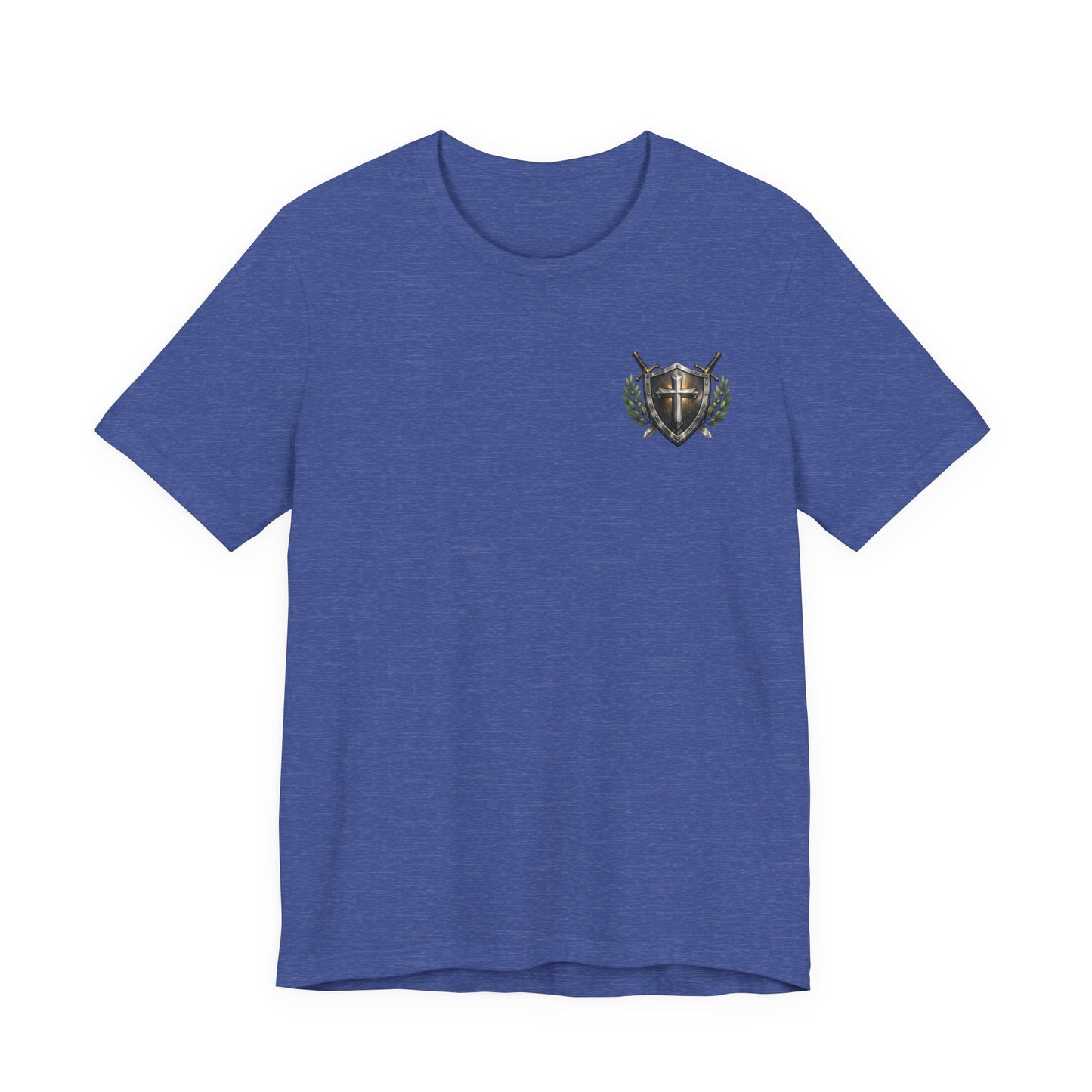 God's Got My Back Shield Tee — Christian Faith Cross T-Shirt