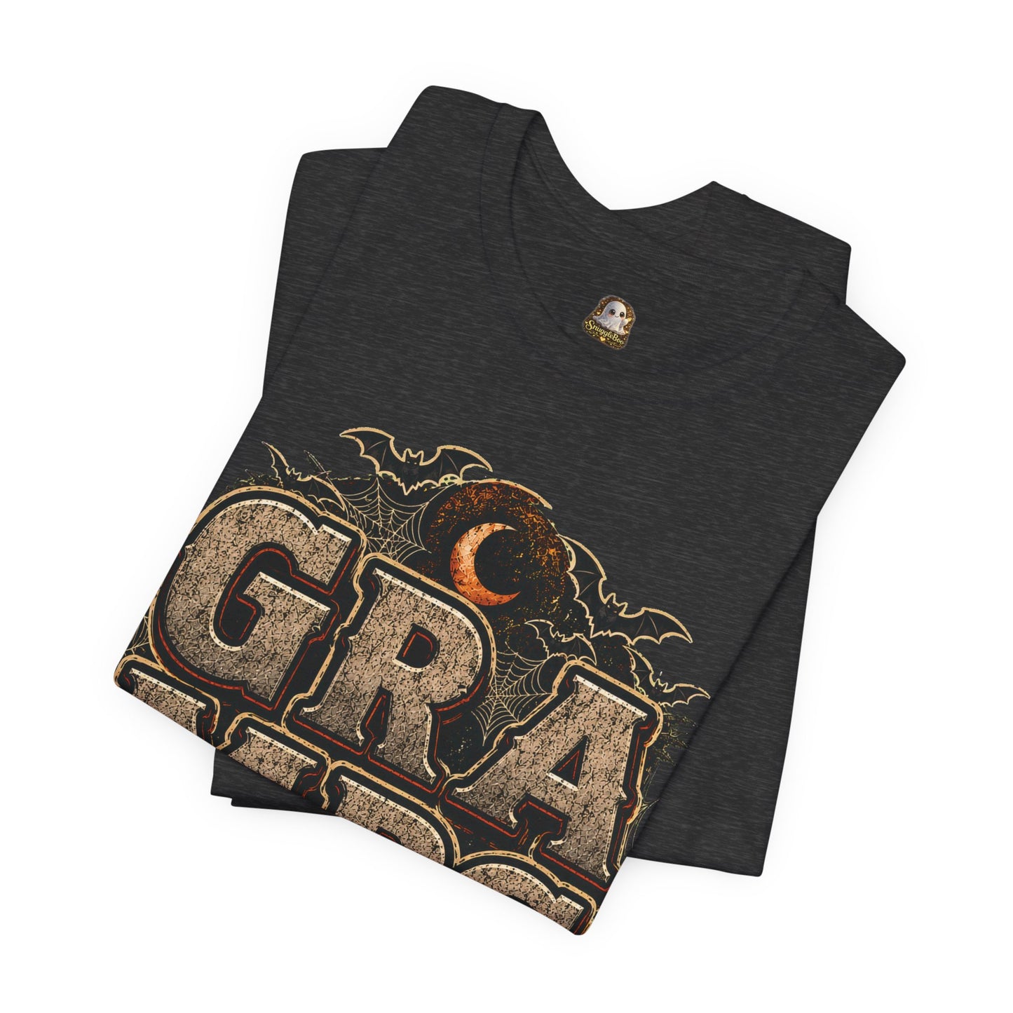 Gramps Halloween Tee — Vintage Pumpkin & Bats Grandfather Shirt