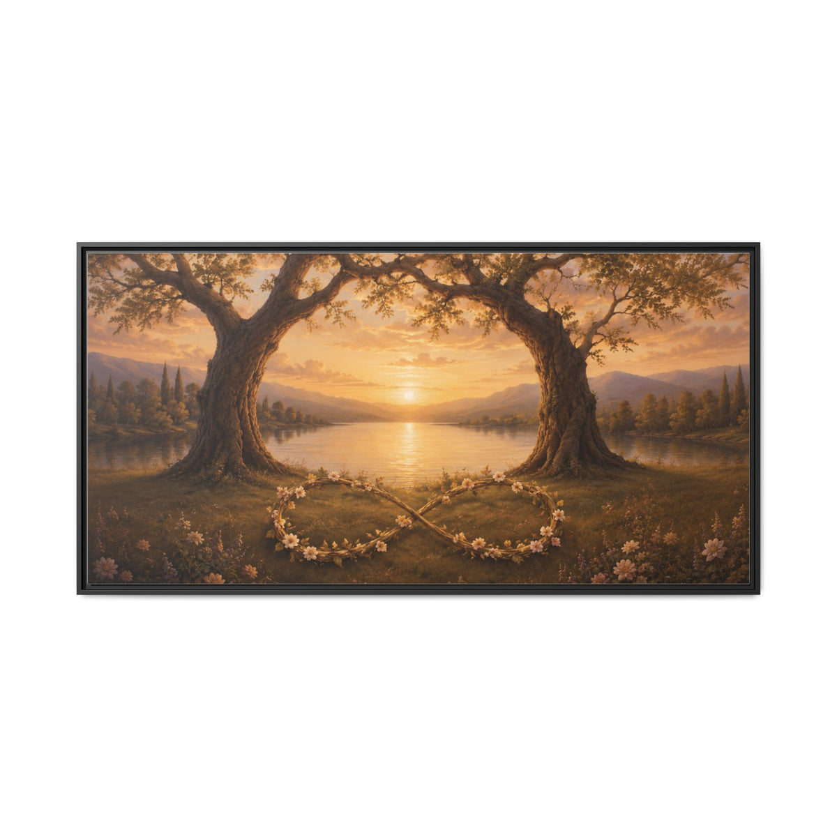 Matte Canvas, Framed (Multi-color)