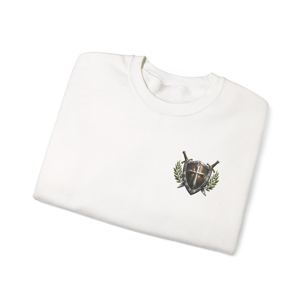 Compass Crewneck Sweatshirt — "God's Got My Back" Proverbs 3:5-6 Christian Pullover