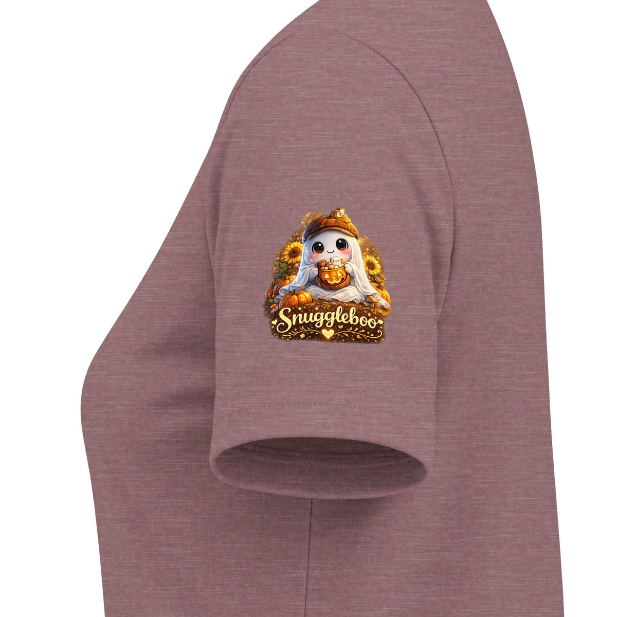 Abuela Halloween V-Neck Tee — Cute Pumpkin Ghost 'Abuela' Graphic