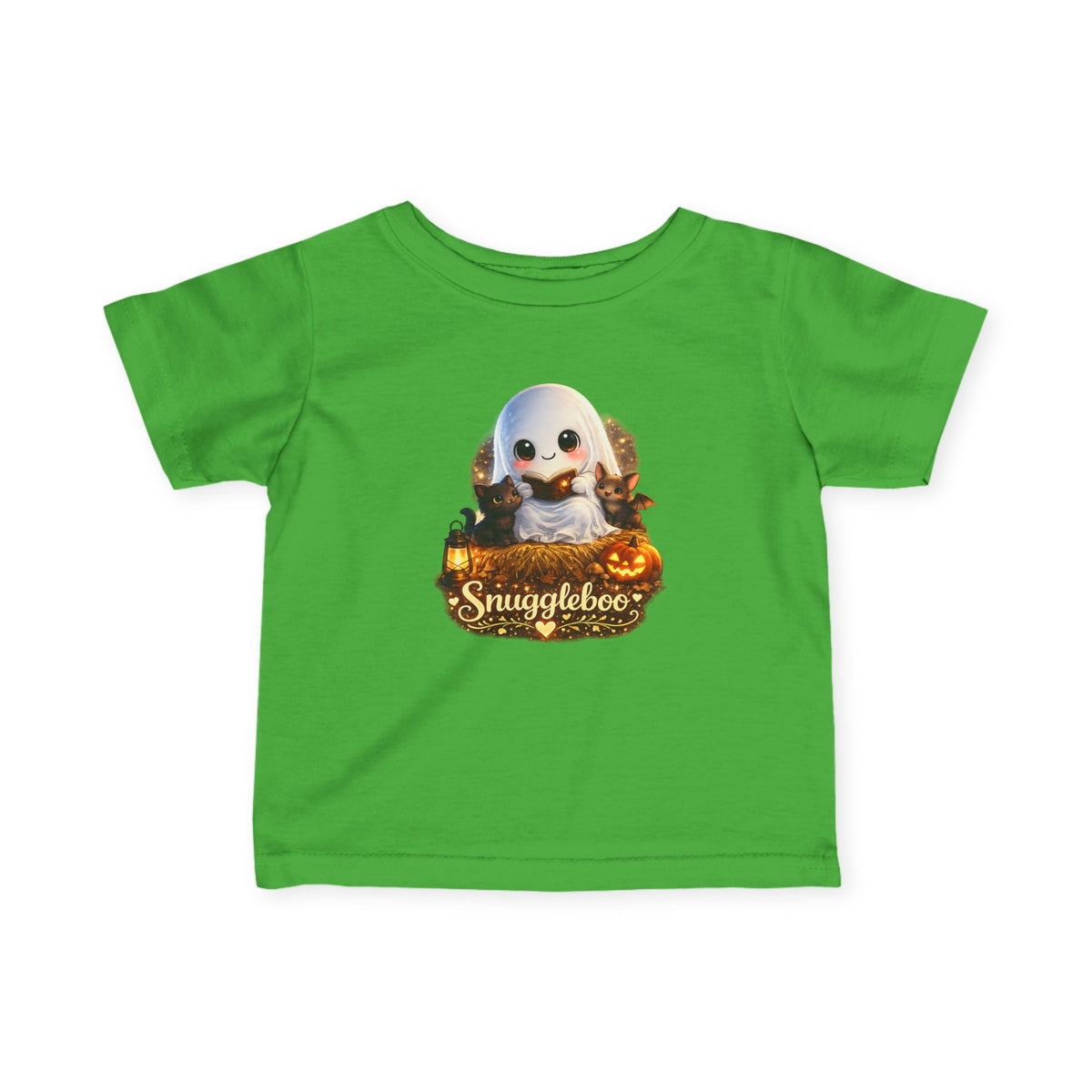 Infant Tee — 'Snuggleboo' Halloween Ghost Baby Graphic