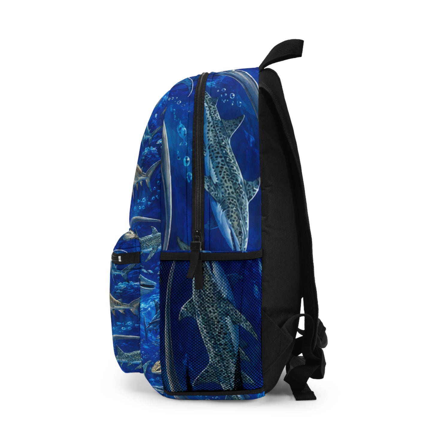 Whale Shark Ocean Swim Backpack — Blue Marine Wildlife School Bag