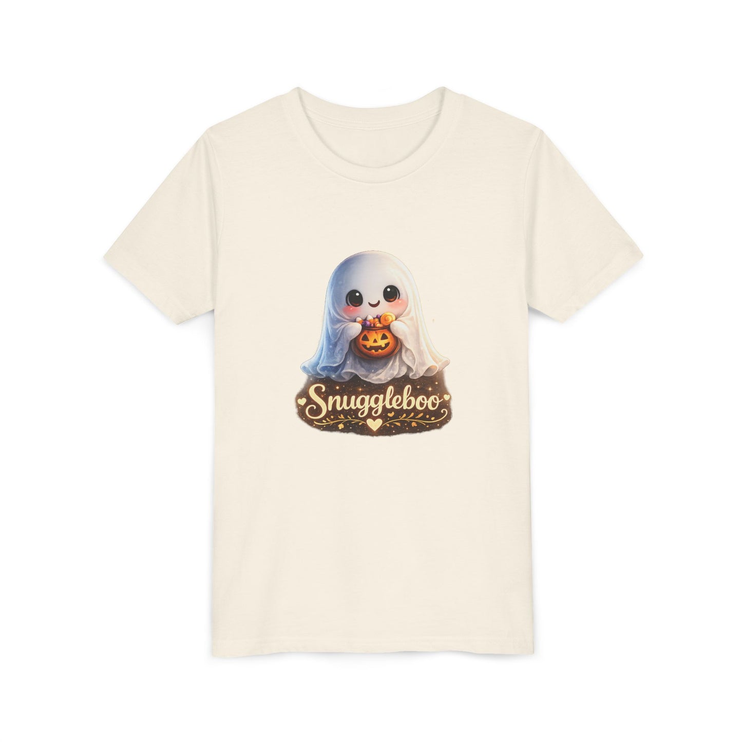 Youth Tee — 'Snuggleboo' Cute Halloween Ghost Shirt