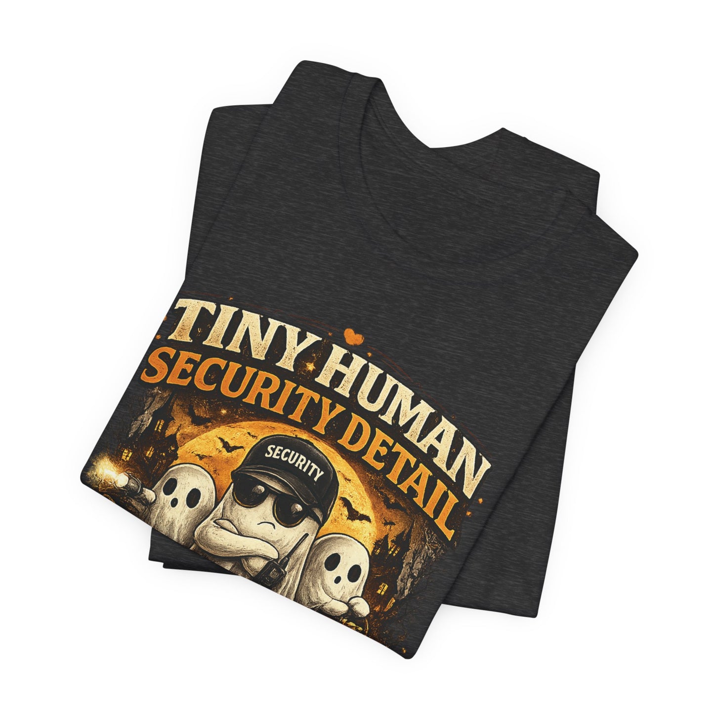 T-Shirt - Tiny Human Security Detail Halloween Baby Tee (Preventing Meltdowns)
