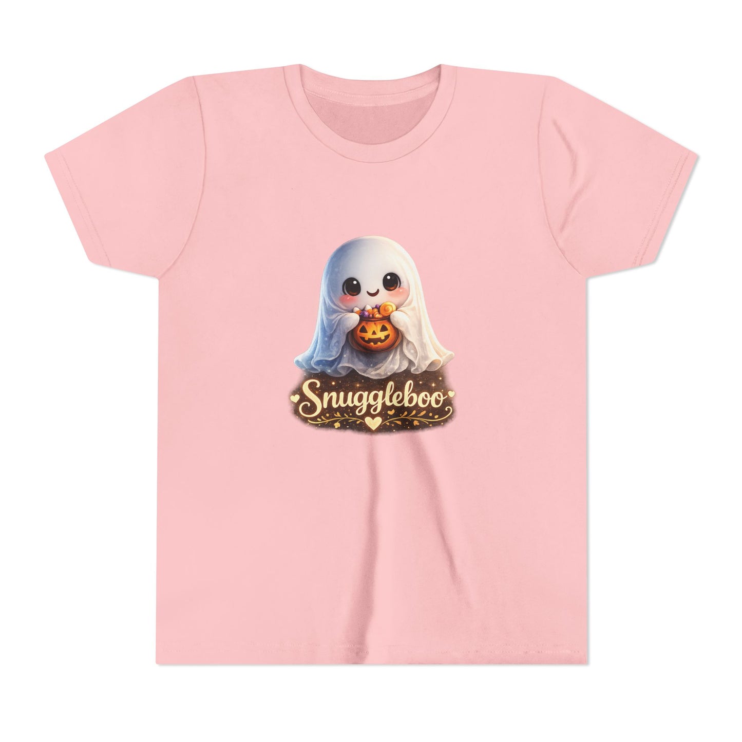 Youth Tee — 'Snuggleboo' Cute Halloween Ghost Shirt