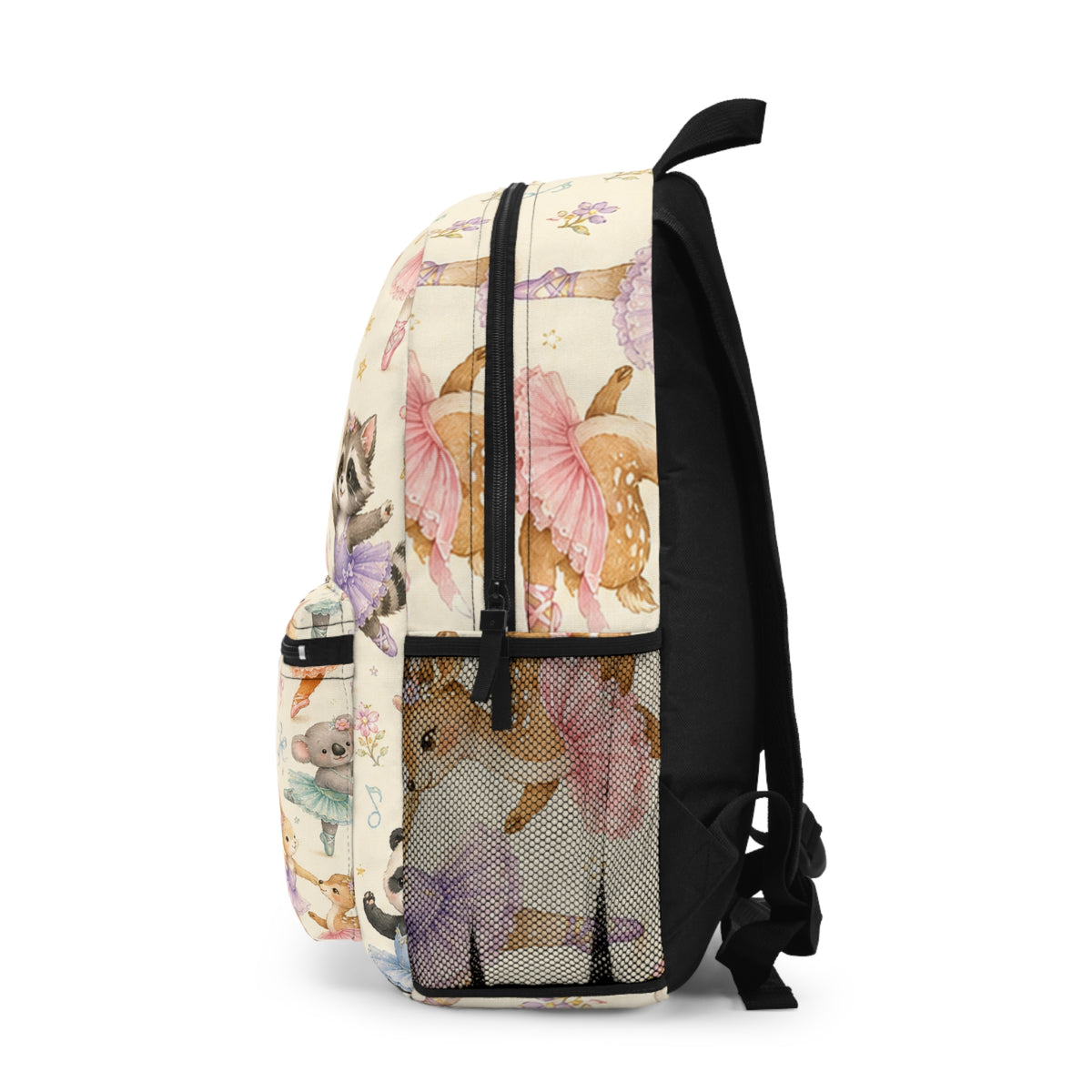 Cute Ballet Animal Backpack — Kids Dance School Bag with Puppy, Kitten & Bunny Ballerinas