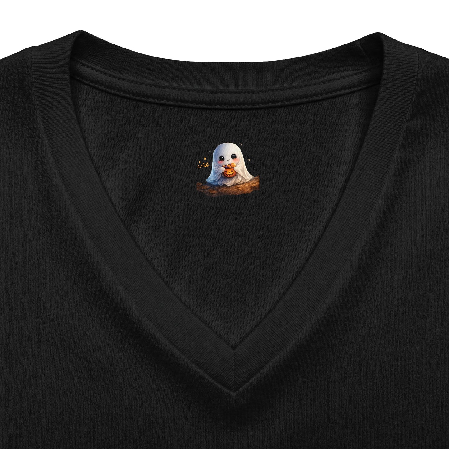 Granny Halloween V-Neck Tee — Women's 'GRANNY' Spooky Holiday Shirt