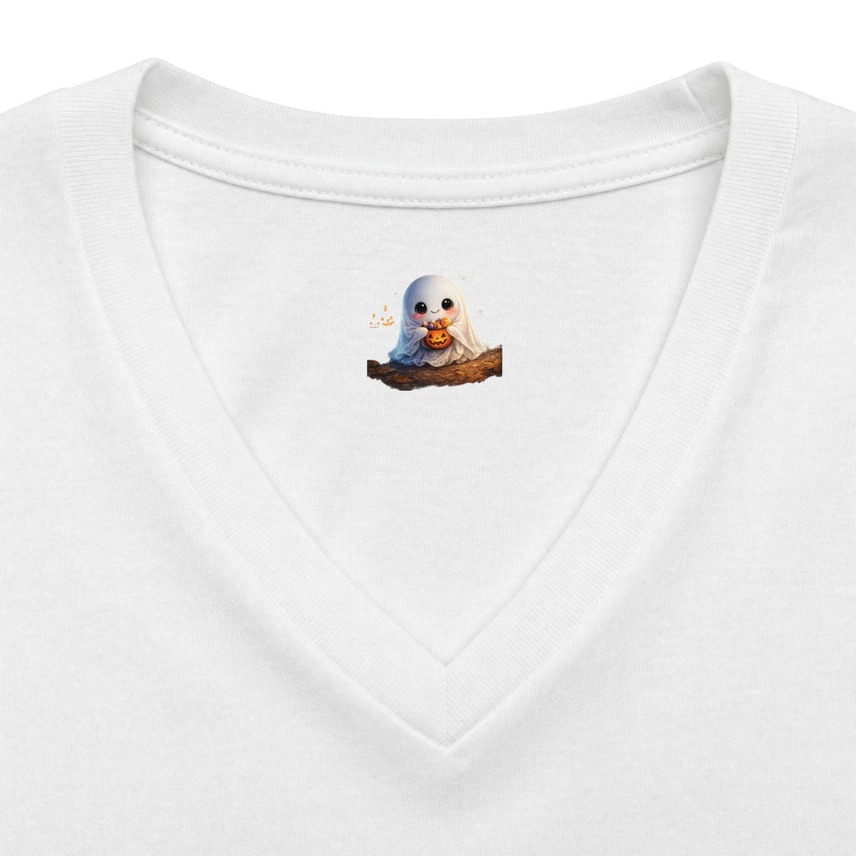 Women's V-Neck Tee — 'Omí' Halloween Mom Graphic Shirt