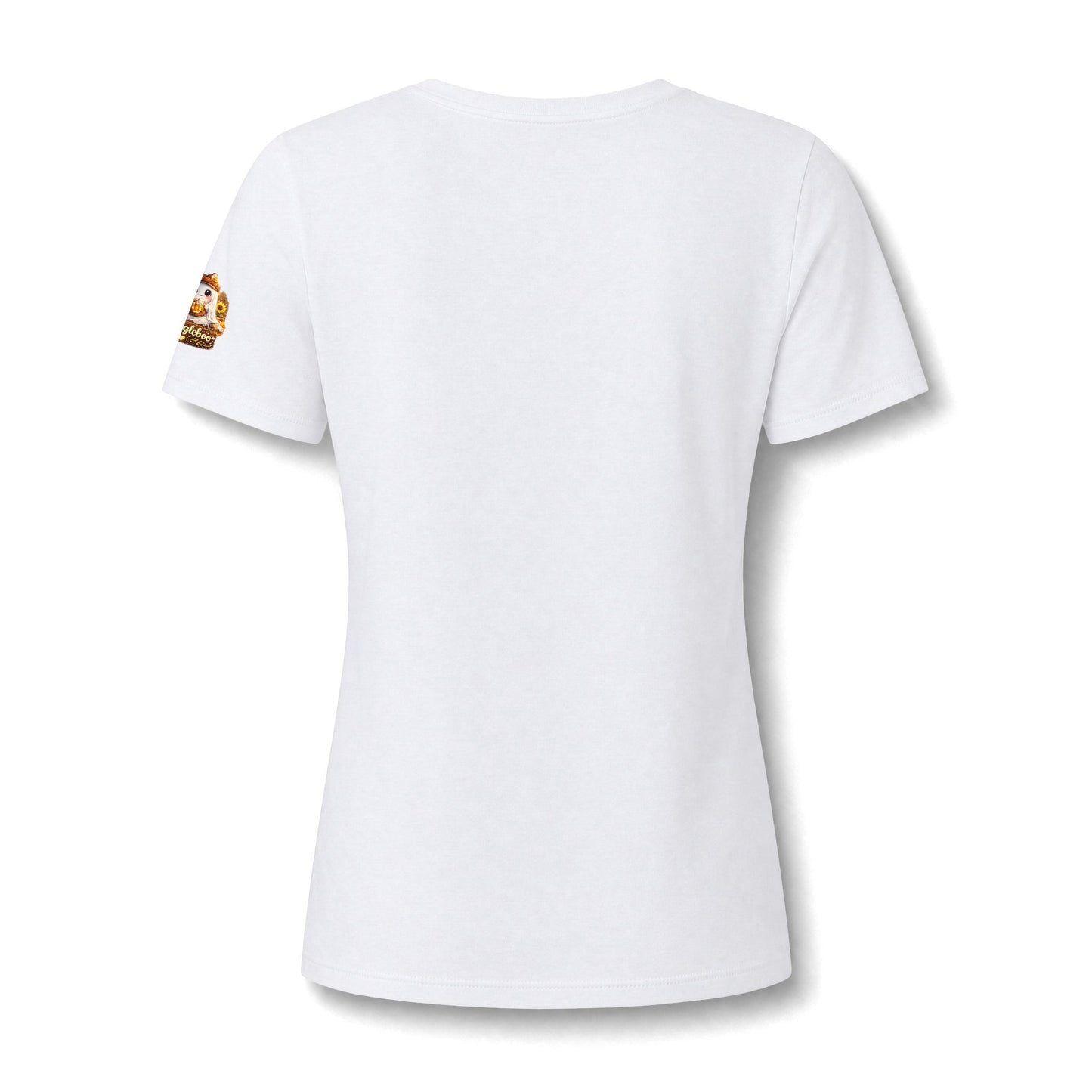 Women's V-Neck Tee — Halloween 'DADI' Colorful Drip Letters Design