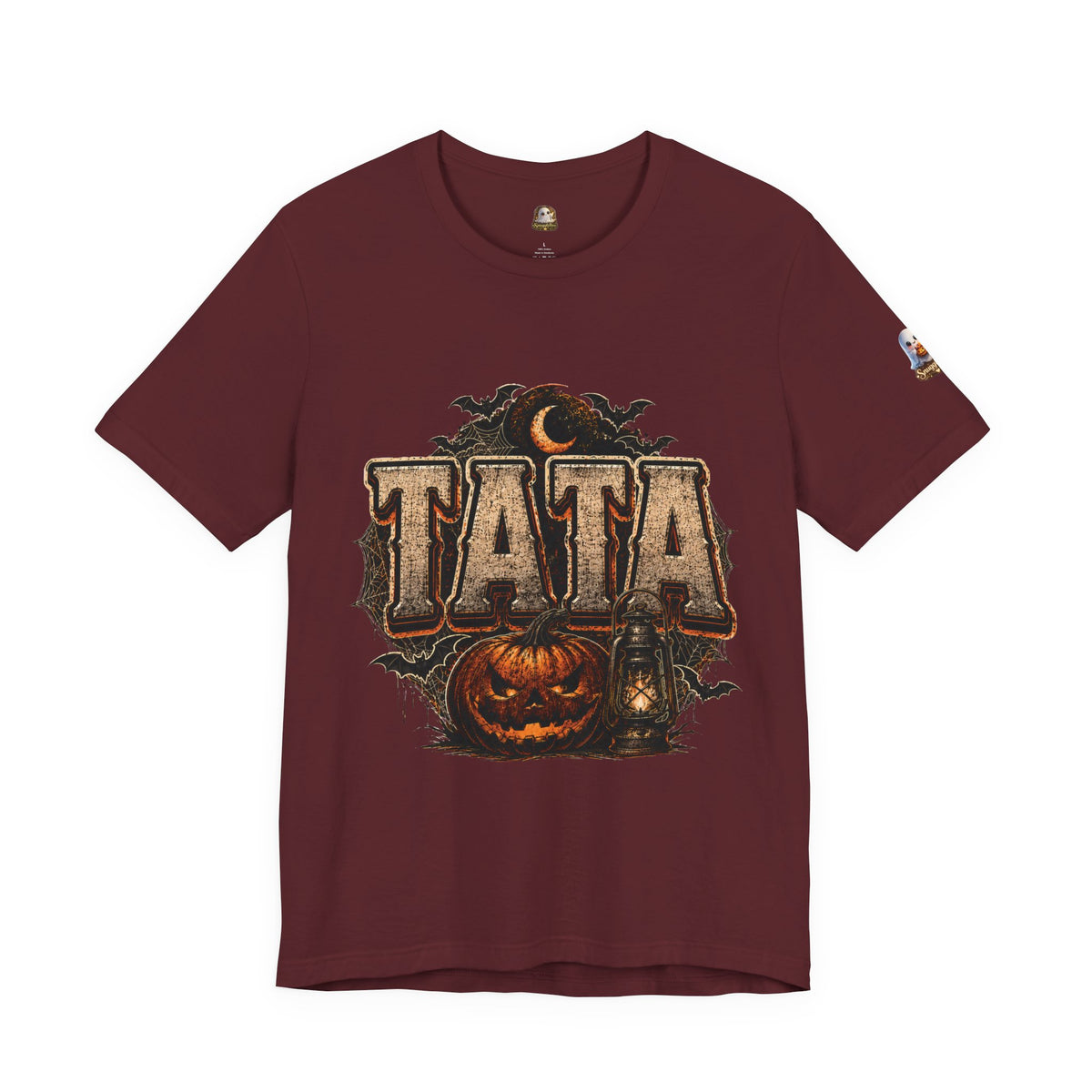 T-Shirt — "TATA" Vintage Halloween Pumpkin Design