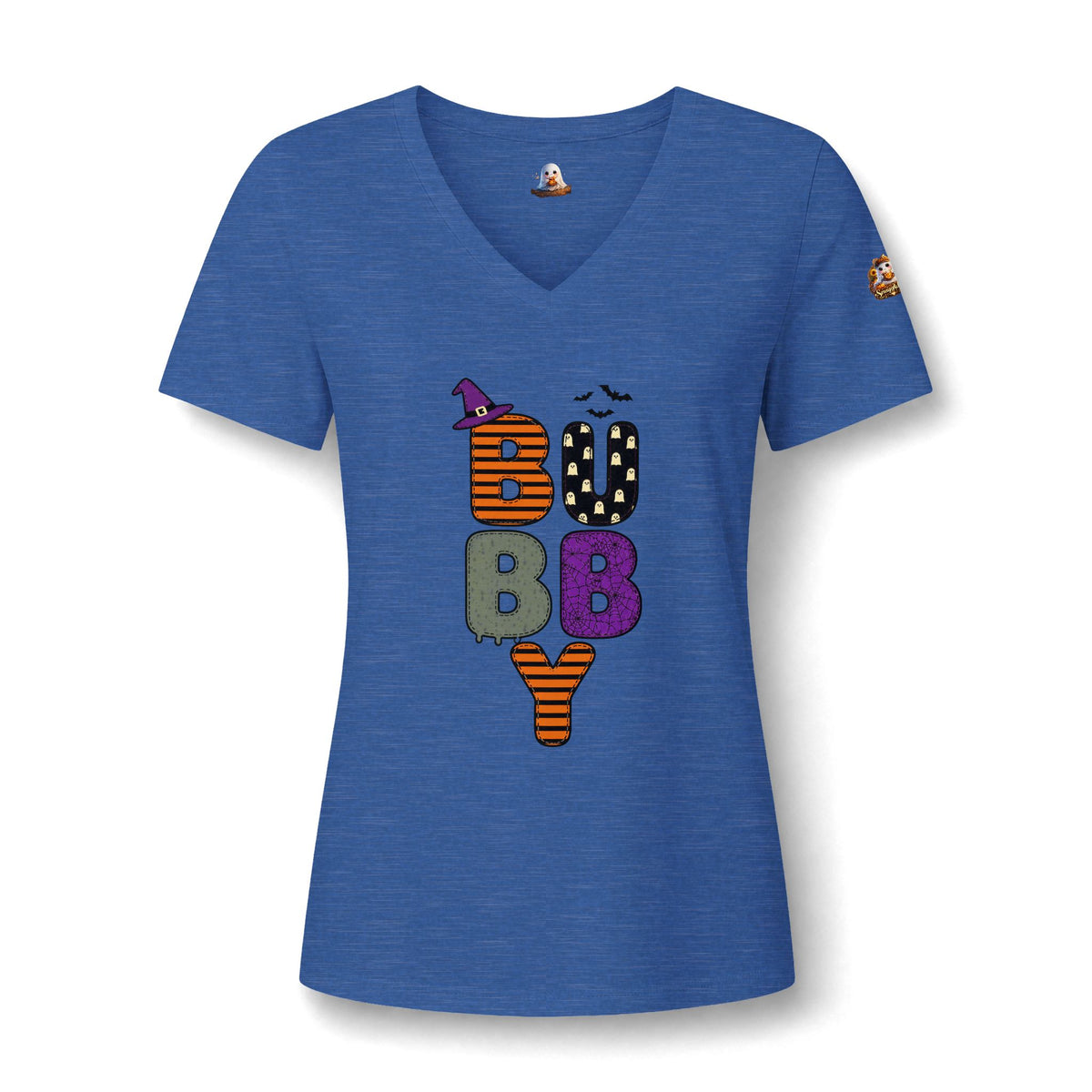 Halloween Boo Baby V-Neck Tee — Cute Trick-or-Treat Ghost Graphic