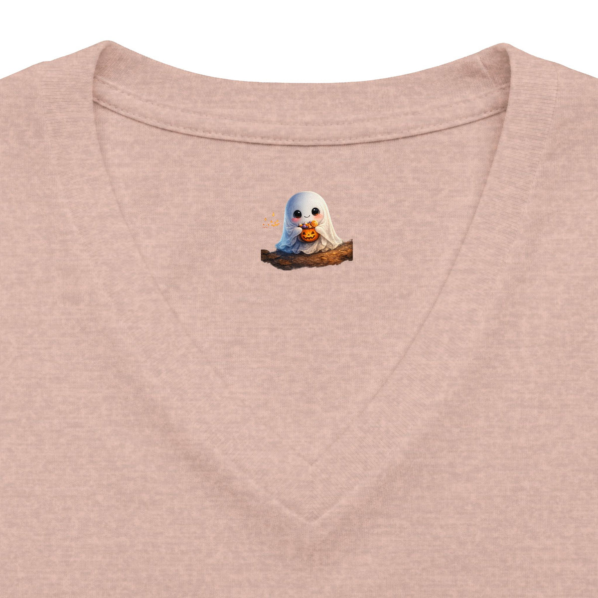 Halloween Boo Baby V-Neck Tee — Cute Trick-or-Treat Ghost Graphic