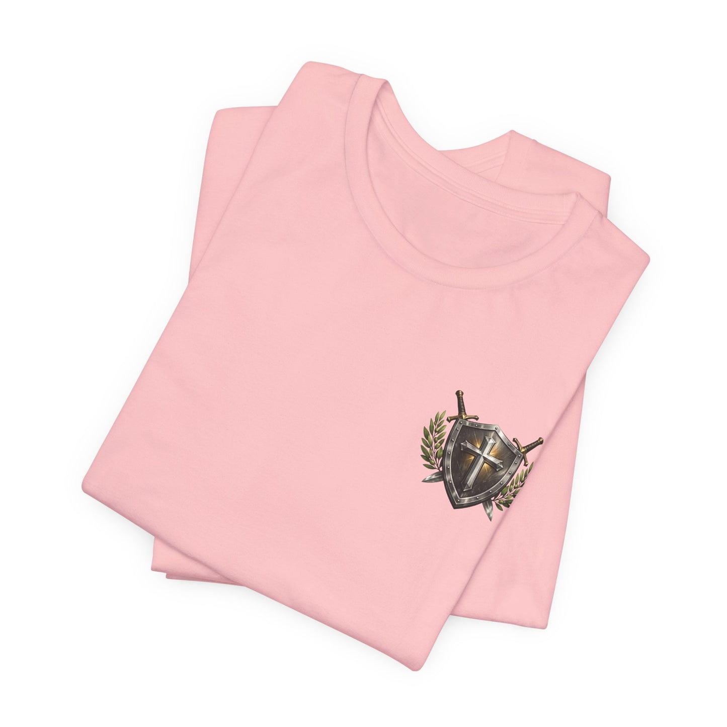 God's Got My Back Shield Tee — Christian Faith Cross T-Shirt