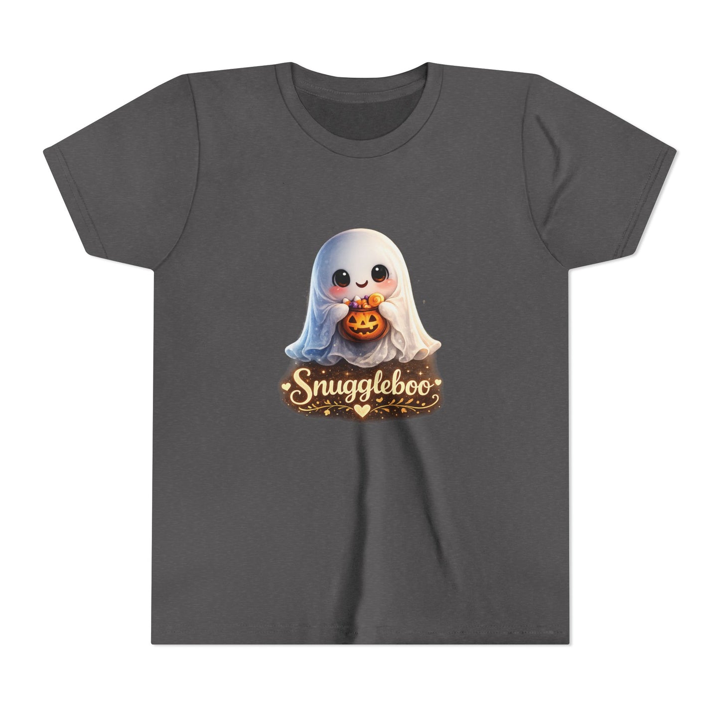 Youth Tee — 'Snuggleboo' Cute Halloween Ghost Shirt