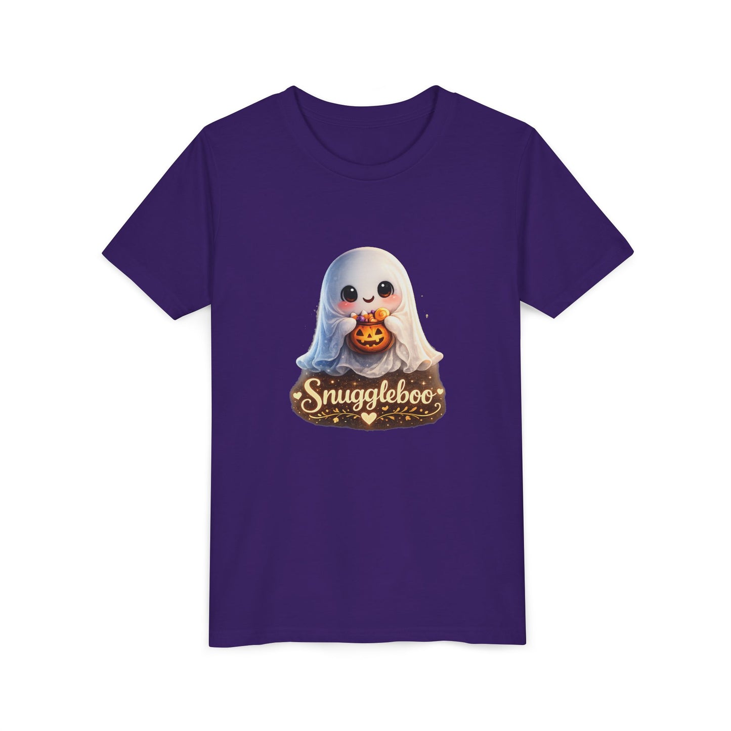 Youth Tee — 'Snuggleboo' Cute Halloween Ghost Shirt