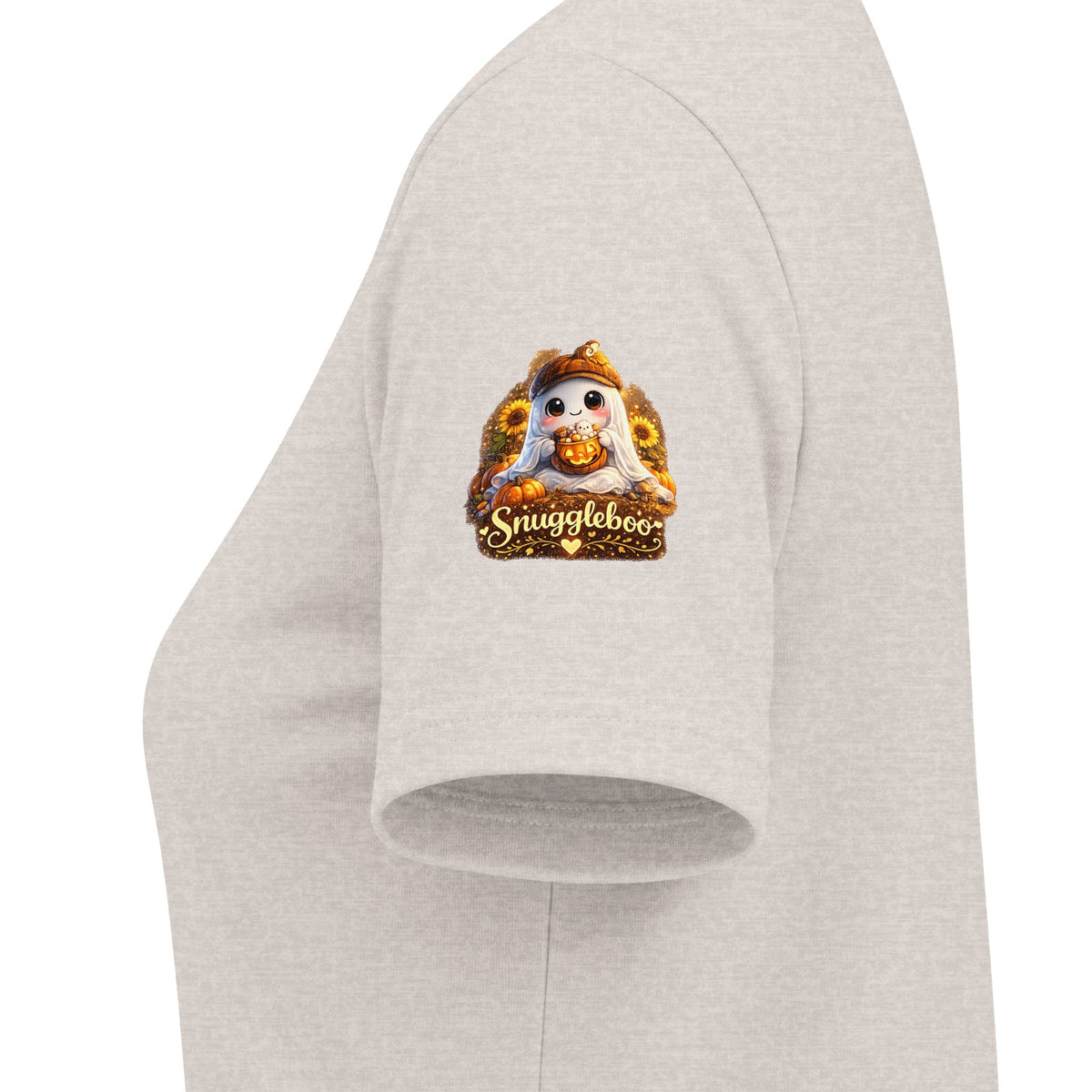 Grandma Halloween V-Neck Tee — Cute Ghost + Spooky Lettering