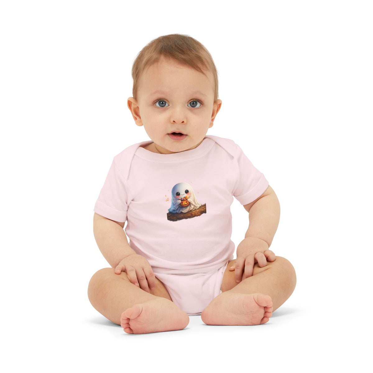 Baby Onesie with Cute Seal Pup Illustration — Infant Jersey One-Piece