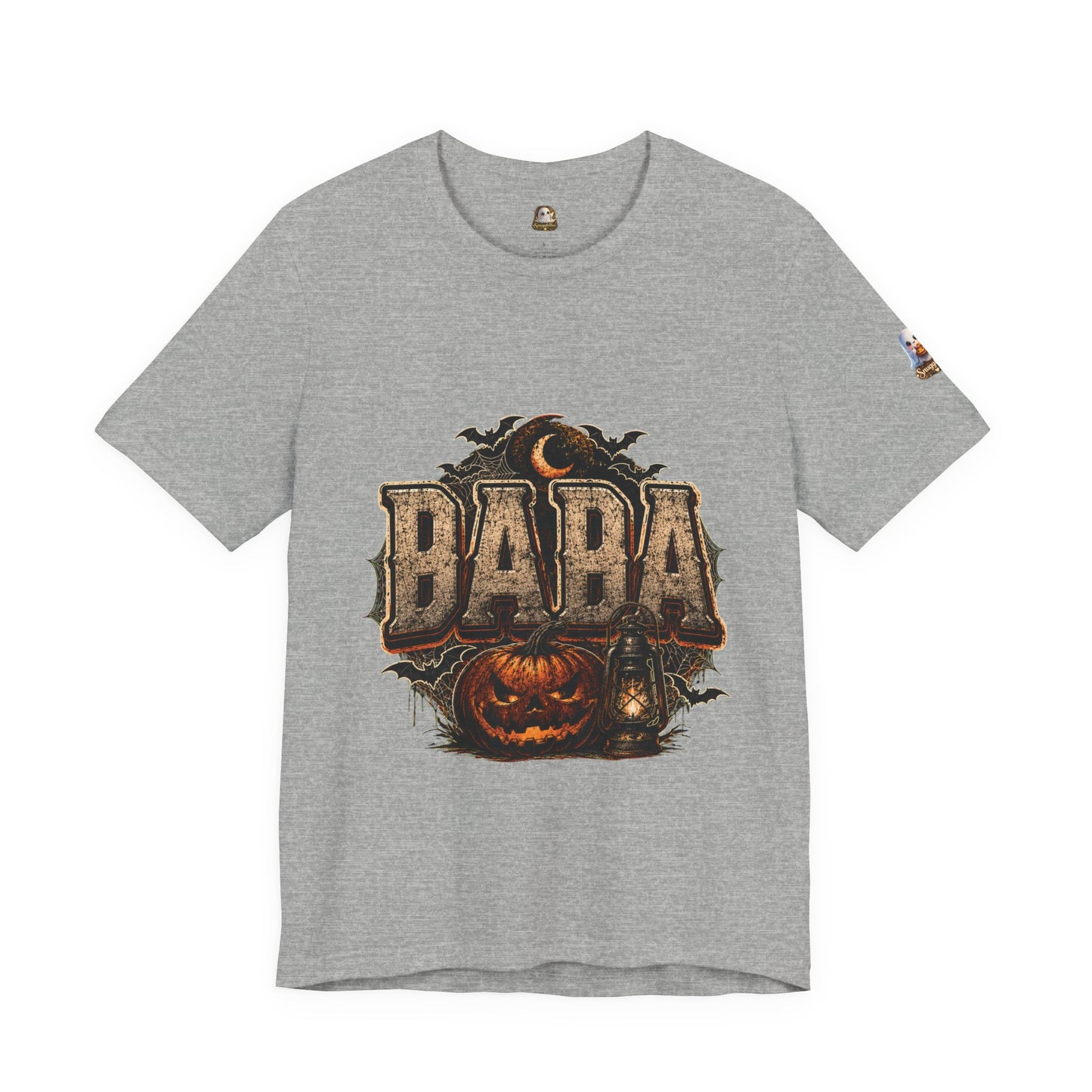 Baba Halloween Tee — Spooky Pumpkin Graphic T-Shirt