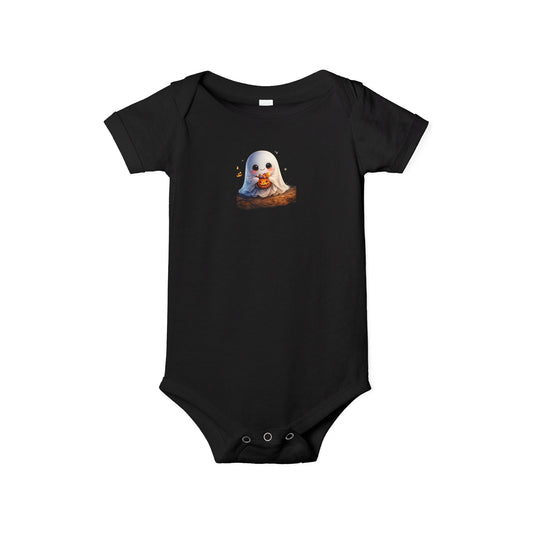 Baby Onesie with Cute Seal Pup Illustration — Infant Jersey One-Piece