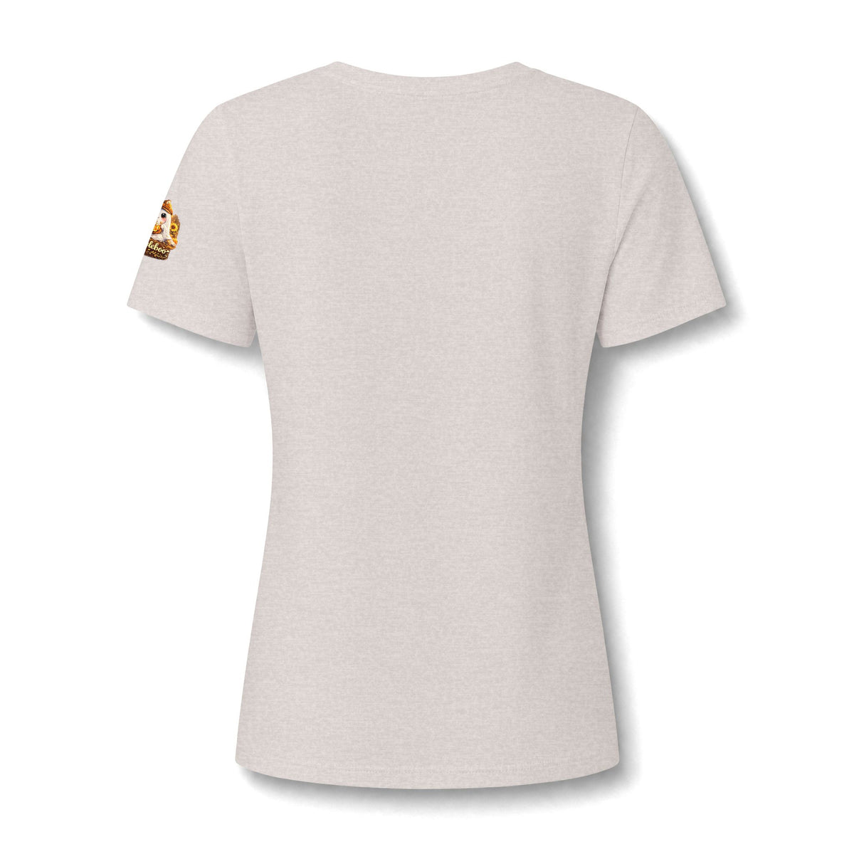 Grandma Halloween V-Neck Tee — Cute Ghost + Spooky Lettering