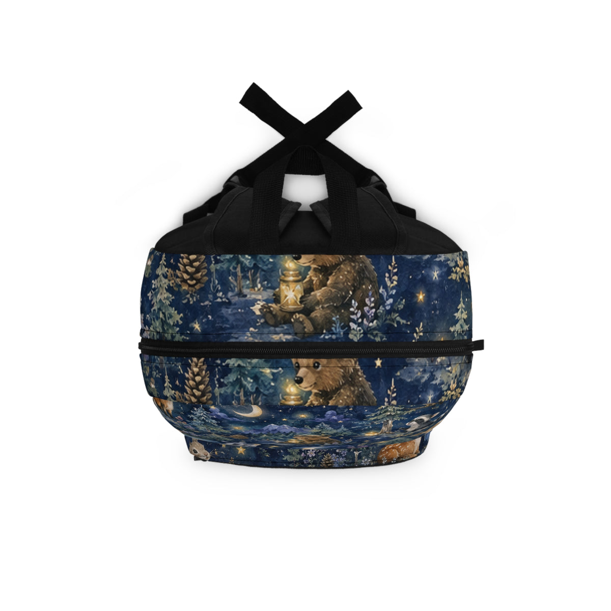 Nighttime Forest Animals Backpack — Moonlit Woodland Kids Bag