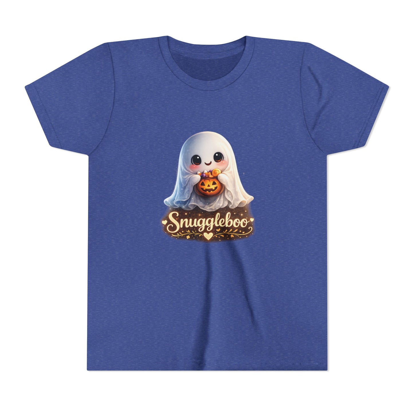 Youth Tee — 'Snuggleboo' Cute Halloween Ghost Shirt