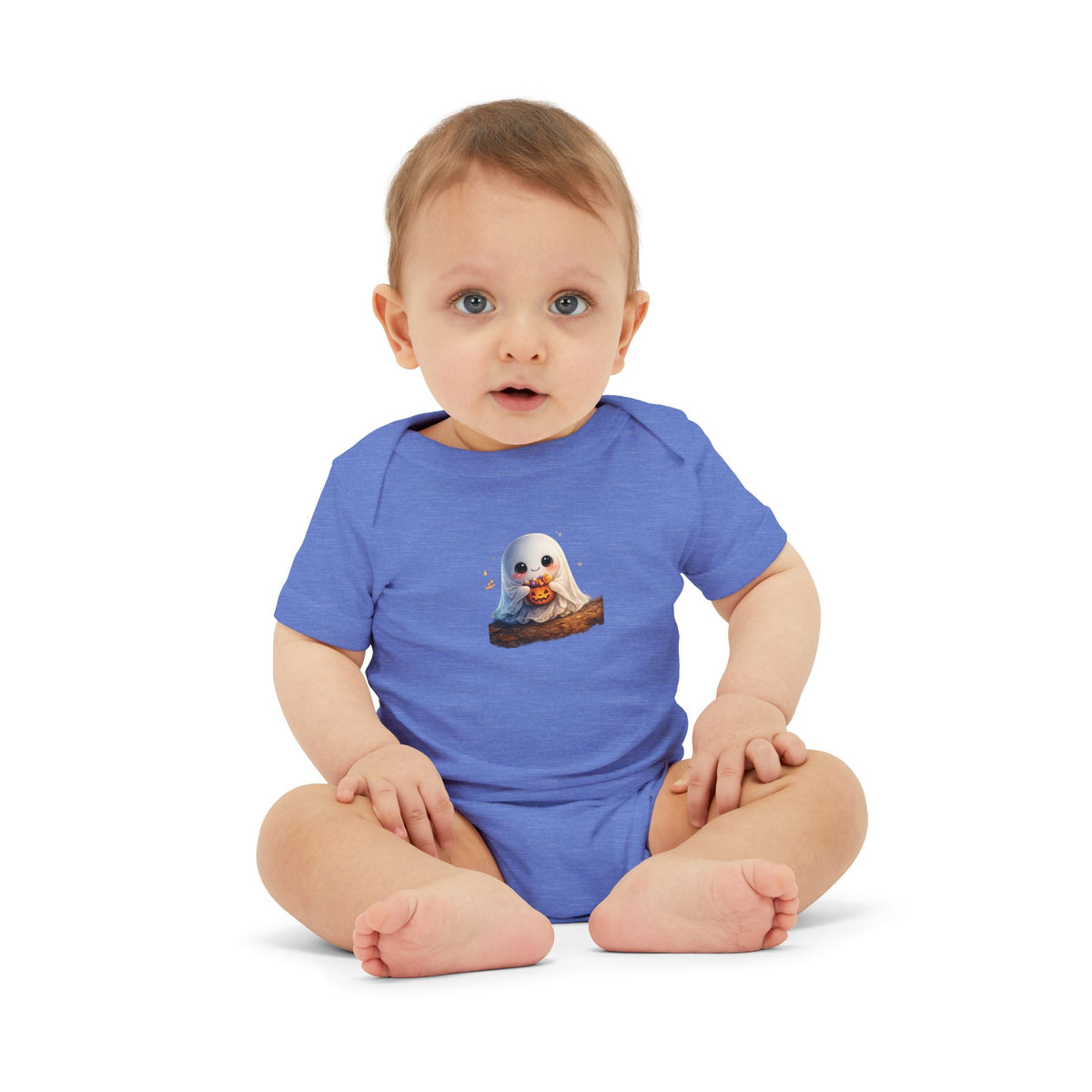 Baby Onesie with Cute Seal Pup Illustration — Infant Jersey One-Piece