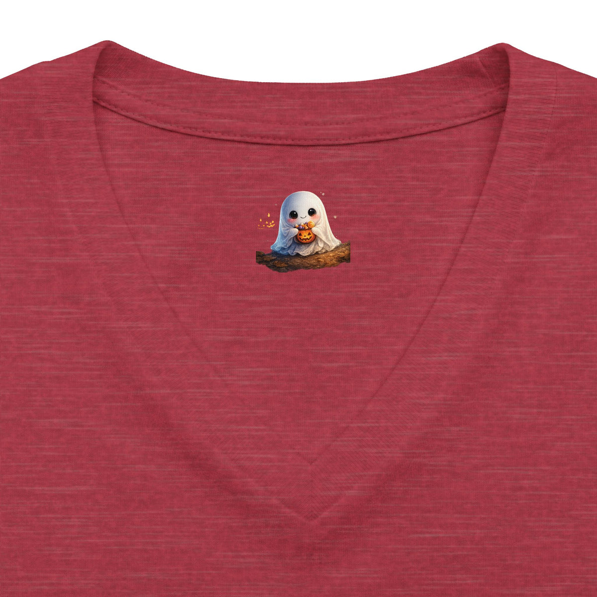 Women's V-Neck Tee — 'Omí' Halloween Mom Graphic Shirt