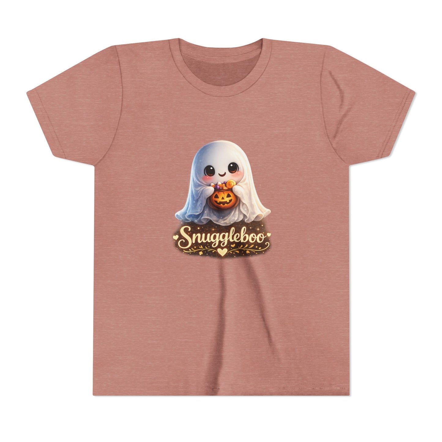 Youth Tee — 'Snuggleboo' Cute Halloween Ghost Shirt