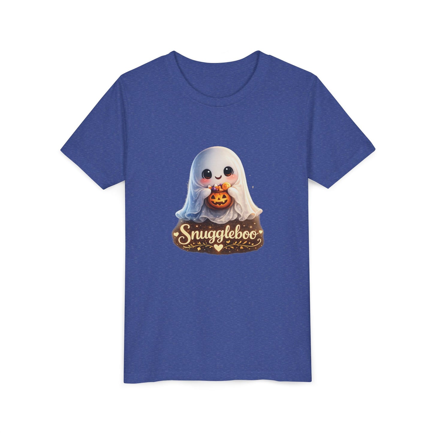 Youth Tee — 'Snuggleboo' Cute Halloween Ghost Shirt