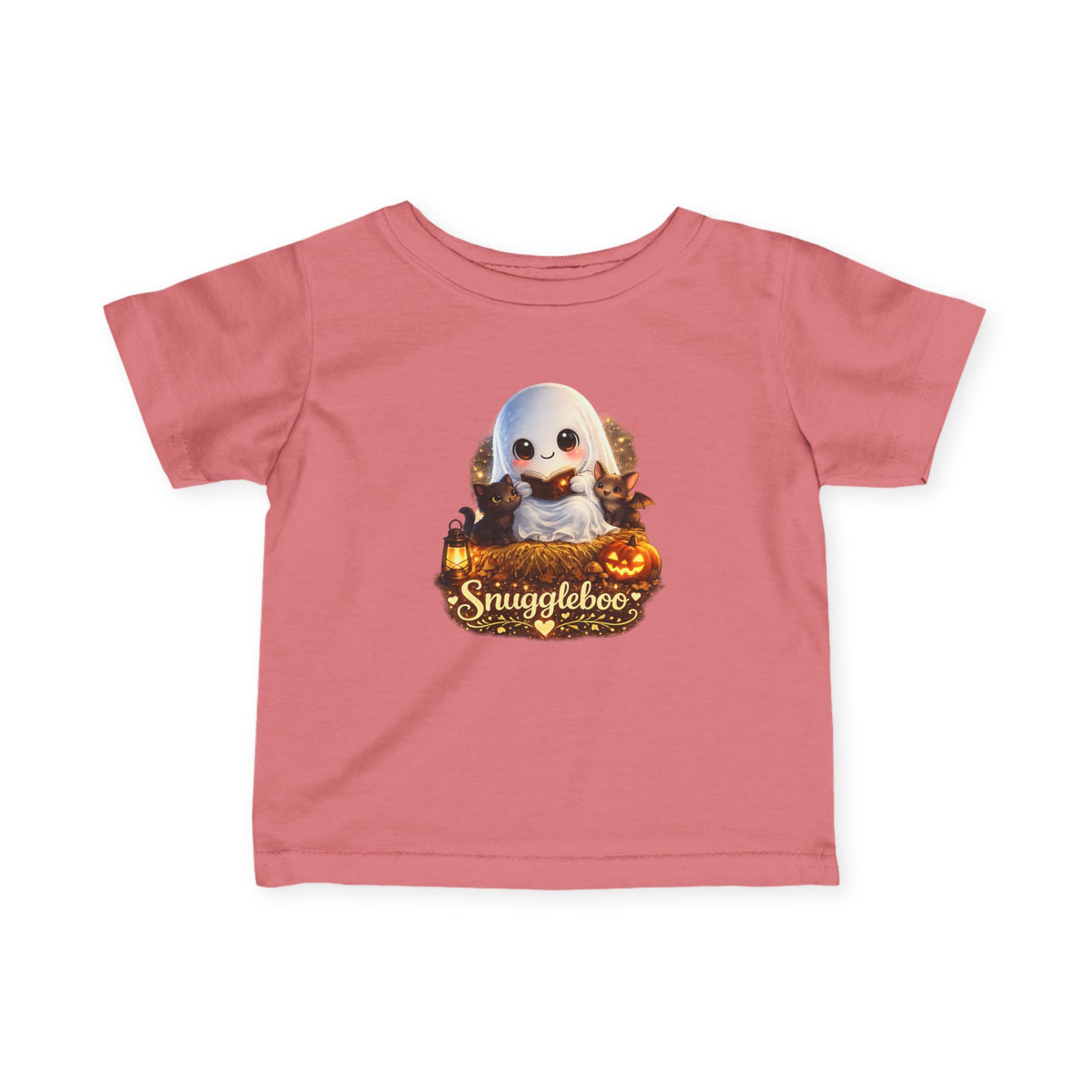 Infant Tee — 'Snuggleboo' Halloween Ghost Baby Graphic