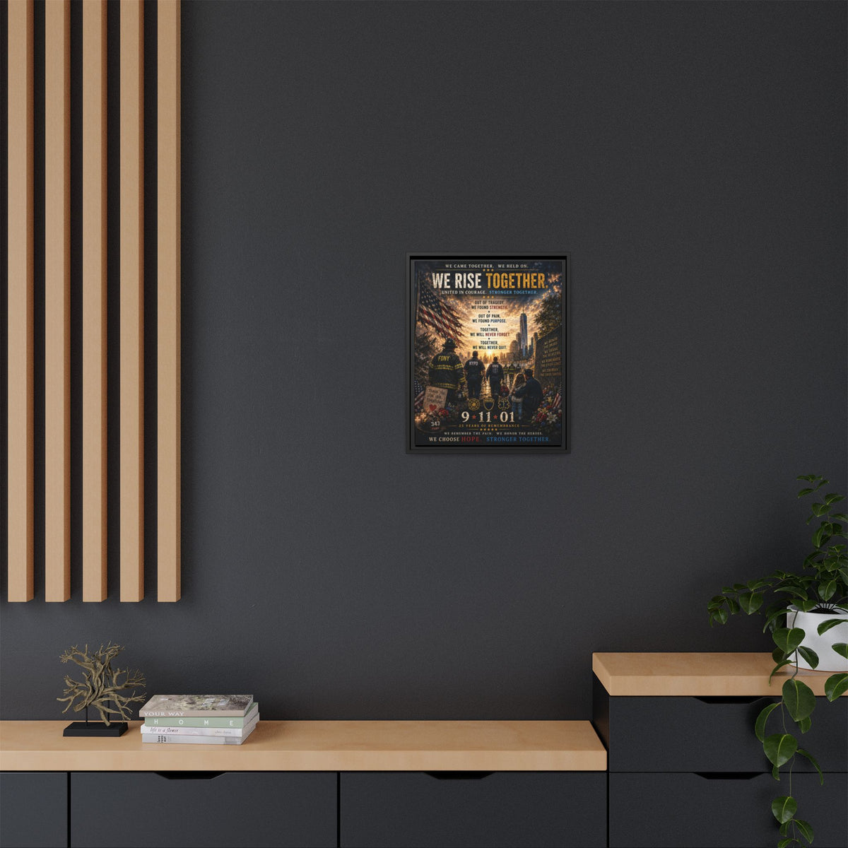 Matte Canvas, Framed (Multi-color)