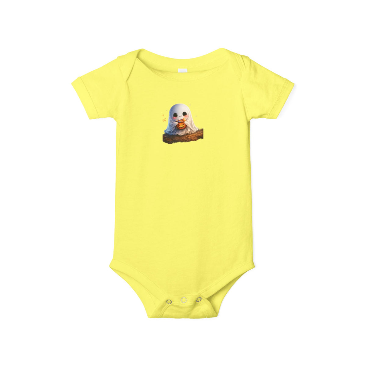 Baby Onesie with Cute Seal Pup Illustration — Infant Jersey One-Piece