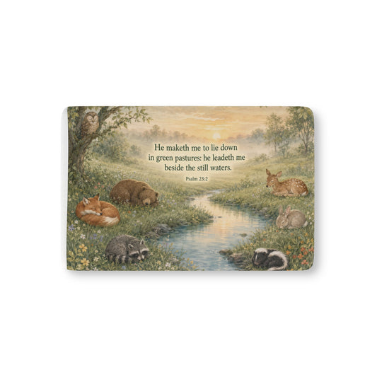 Crib Sheet – Psalm 23 Woodland Animals Baby Fitted Crib Sheet