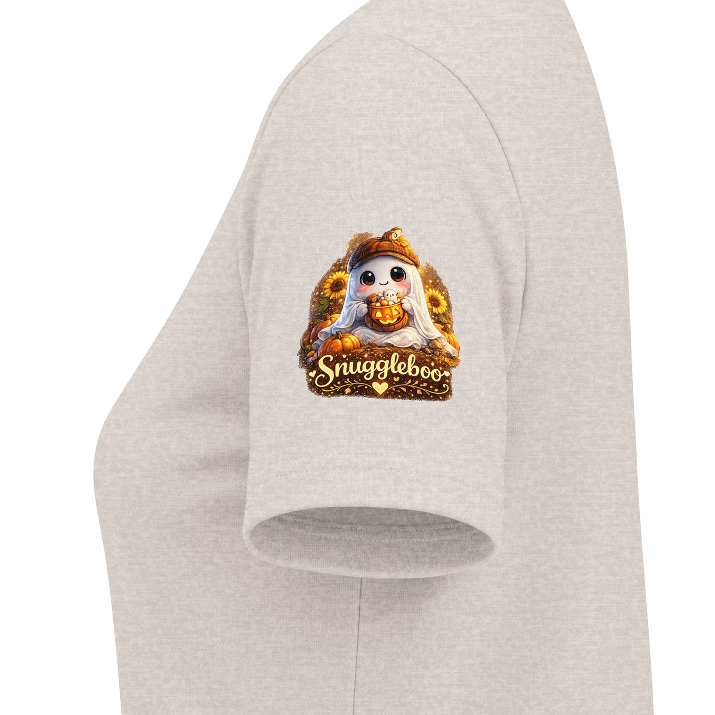 Vovó Halloween Tee — Cute Ghost & Pumpkin "Vovó" V-Neck Shirt