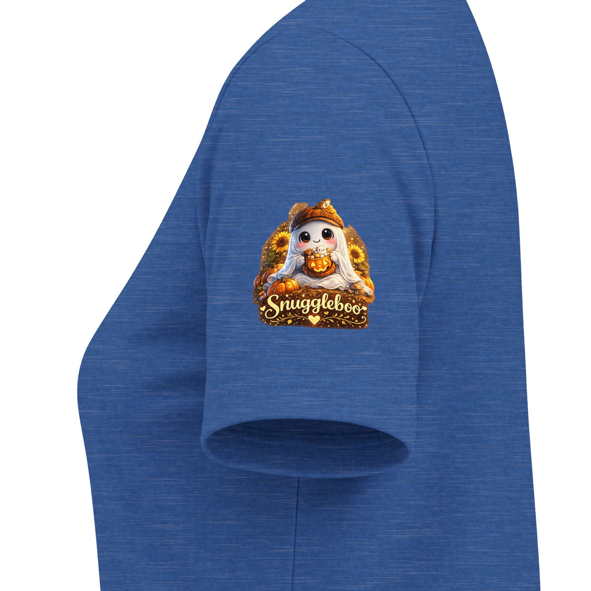 Abuela Halloween V-Neck Tee — Cute Pumpkin Ghost 'Abuela' Graphic