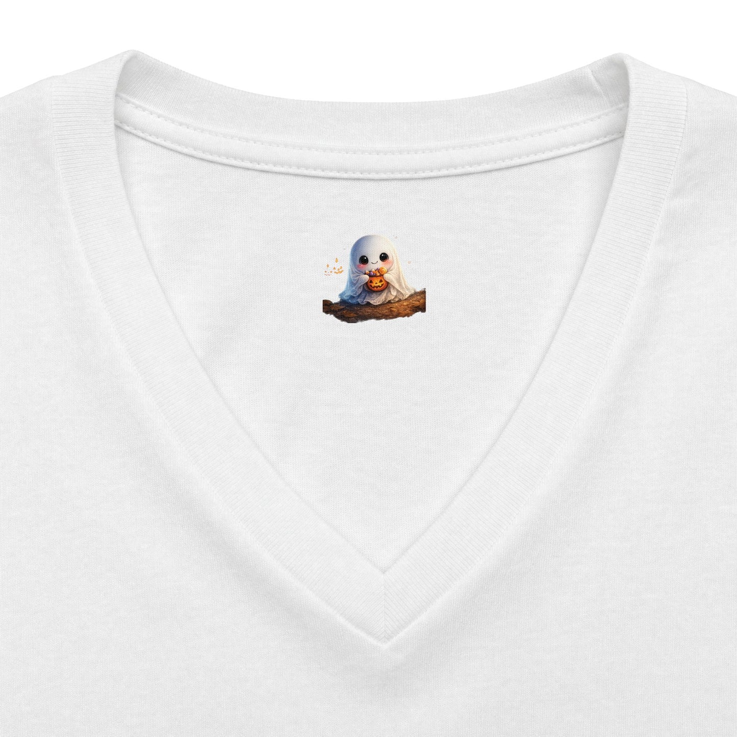 Granny Halloween V-Neck Tee — Women's 'GRANNY' Spooky Holiday Shirt