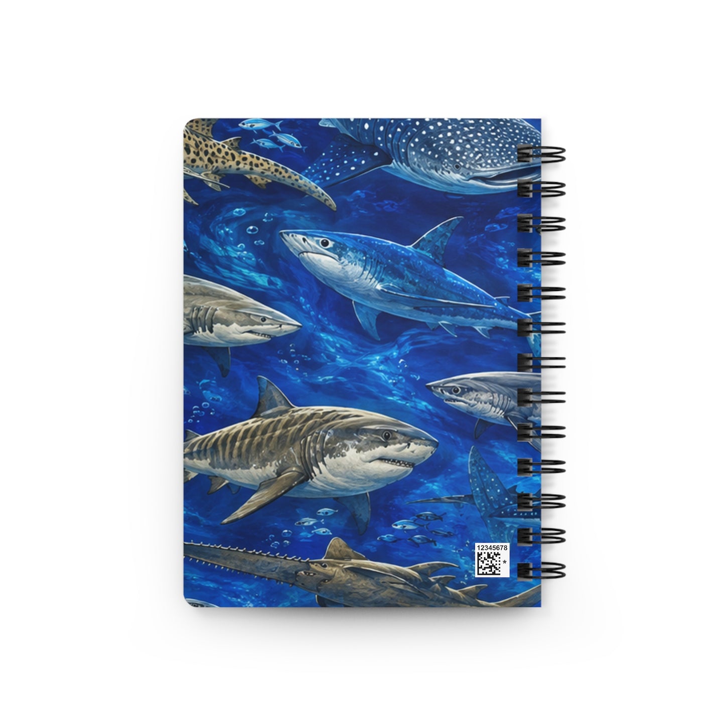 Shark Ocean Spiral Journal — Marine Life Notebook for Diving, Nature Lovers & Student Notes