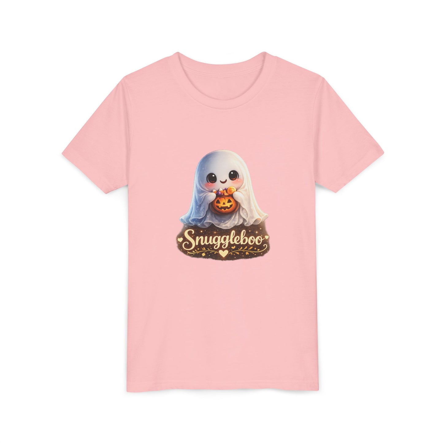 Youth Tee — 'Snuggleboo' Cute Halloween Ghost Shirt