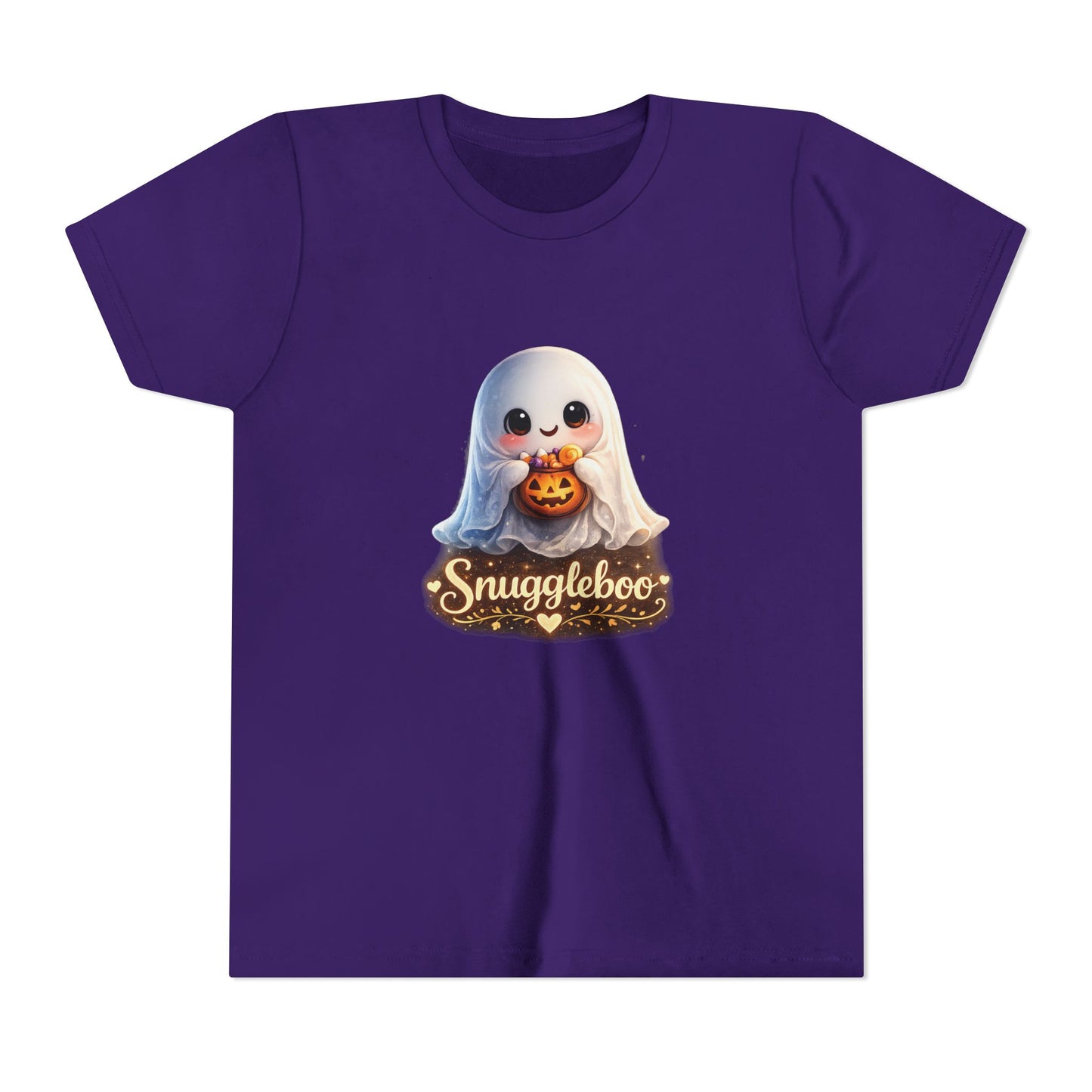 Youth Tee — 'Snuggleboo' Cute Halloween Ghost Shirt