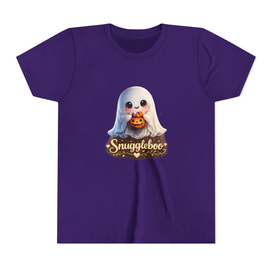 Youth Tee — 'Snuggleboo' Cute Halloween Ghost Shirt
